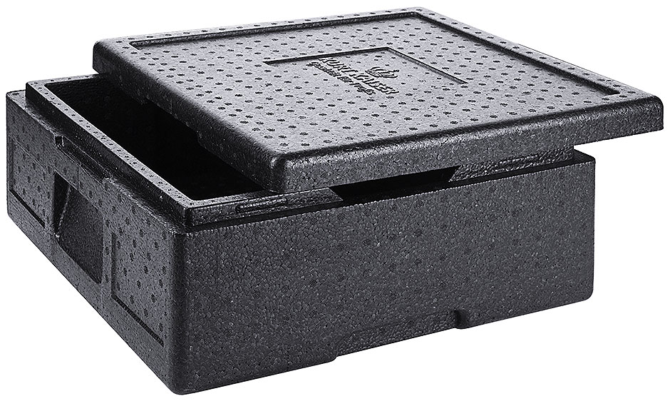 Thermo- Pizzabox Höhe außen: 18,5 cm Höhe innen: 12 cm Volumen: 14,5 l