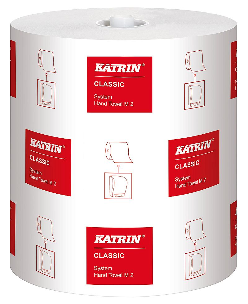 KATRIN Handtuchrollen Classic System M2 2-lagig weiß