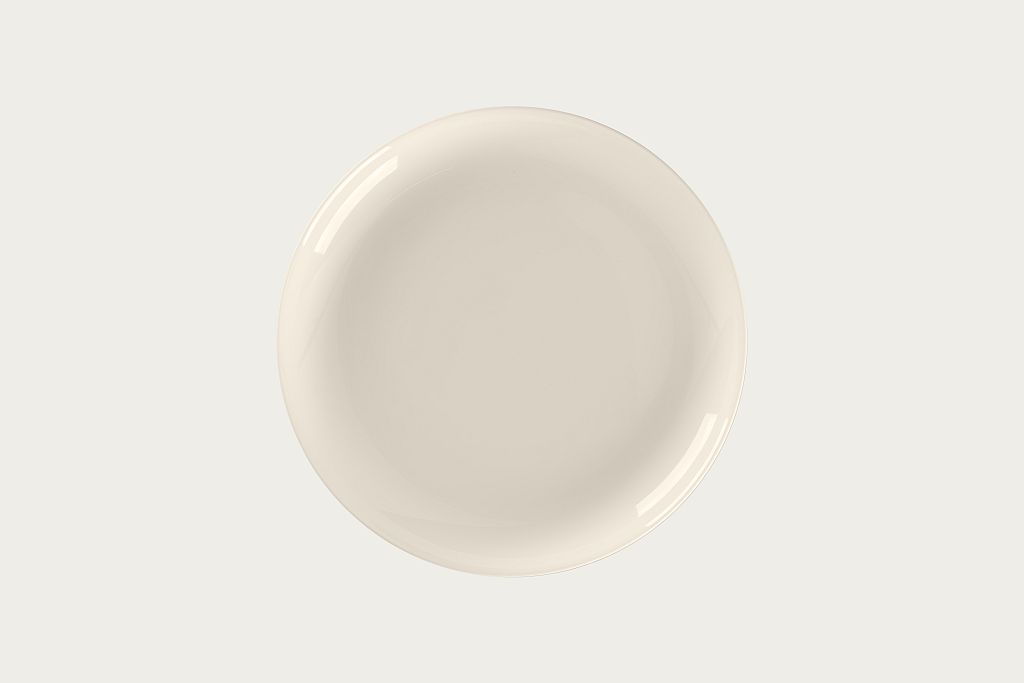 12 x RAK Teller flach coup rund Ø 24 cm H. 2,6 cm Farbe: Bone China "FEDRA" (BCFRCP24)