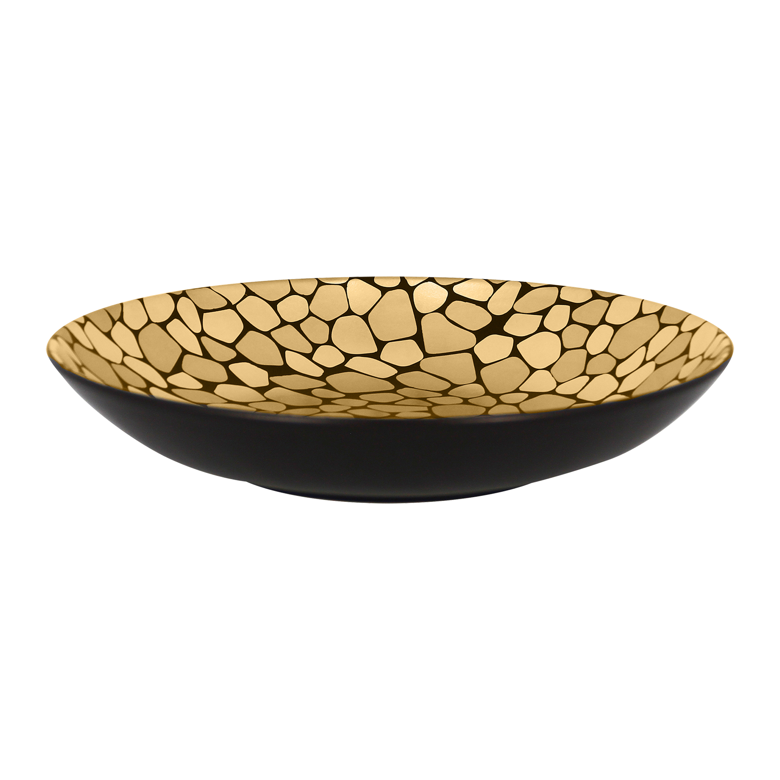 RAK Teller tief coup D. 26 cm H. 5 cm Inh. 120 cl PEBBLES gold