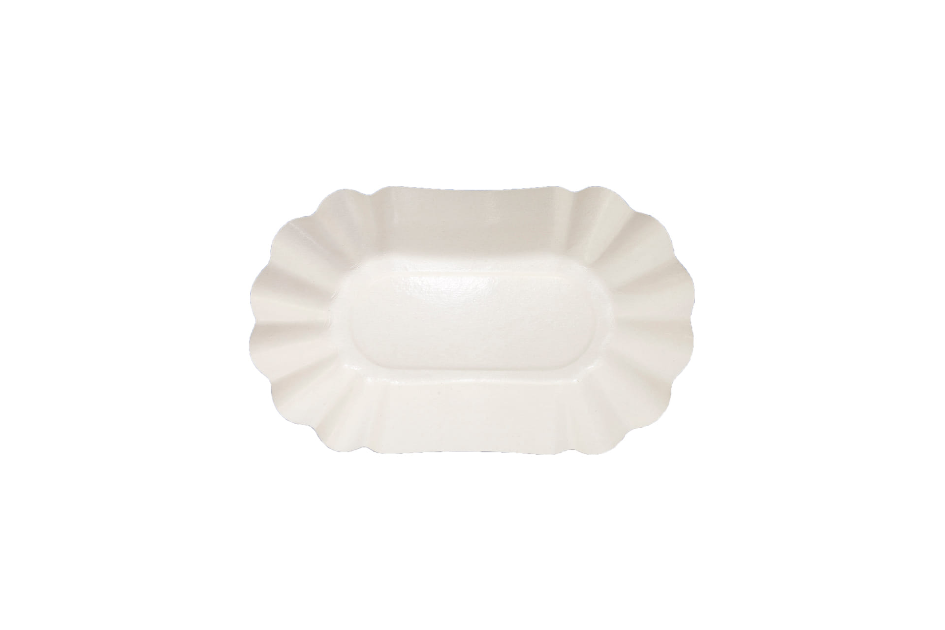 Pappschalen oval 8 x 15 x 2,7 cm weiß KU 00