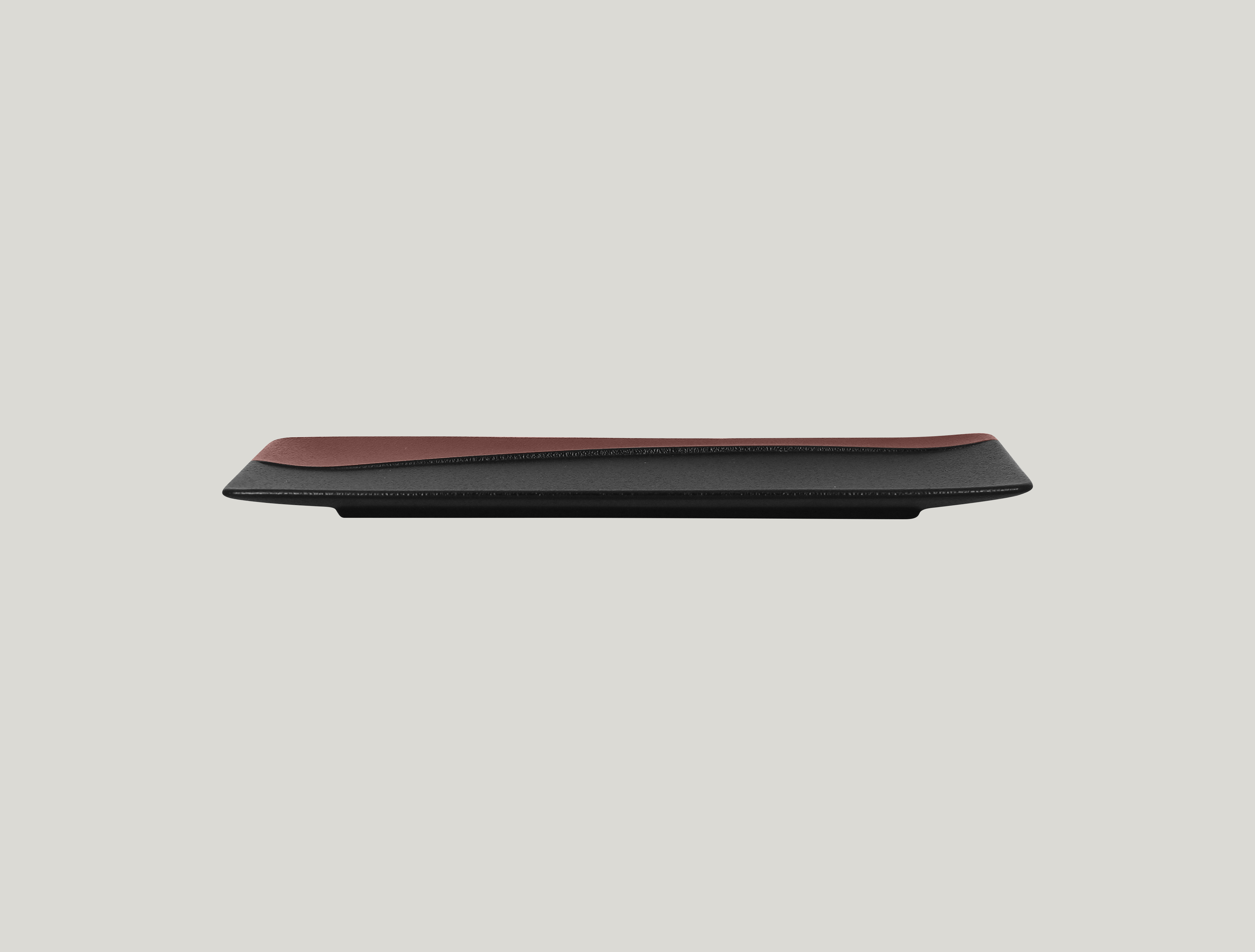 RAK Platte rechteckig/Sushi-Platte L.32 cm Br.12,5 cm H.1,5 cm METALFUSIONbronze