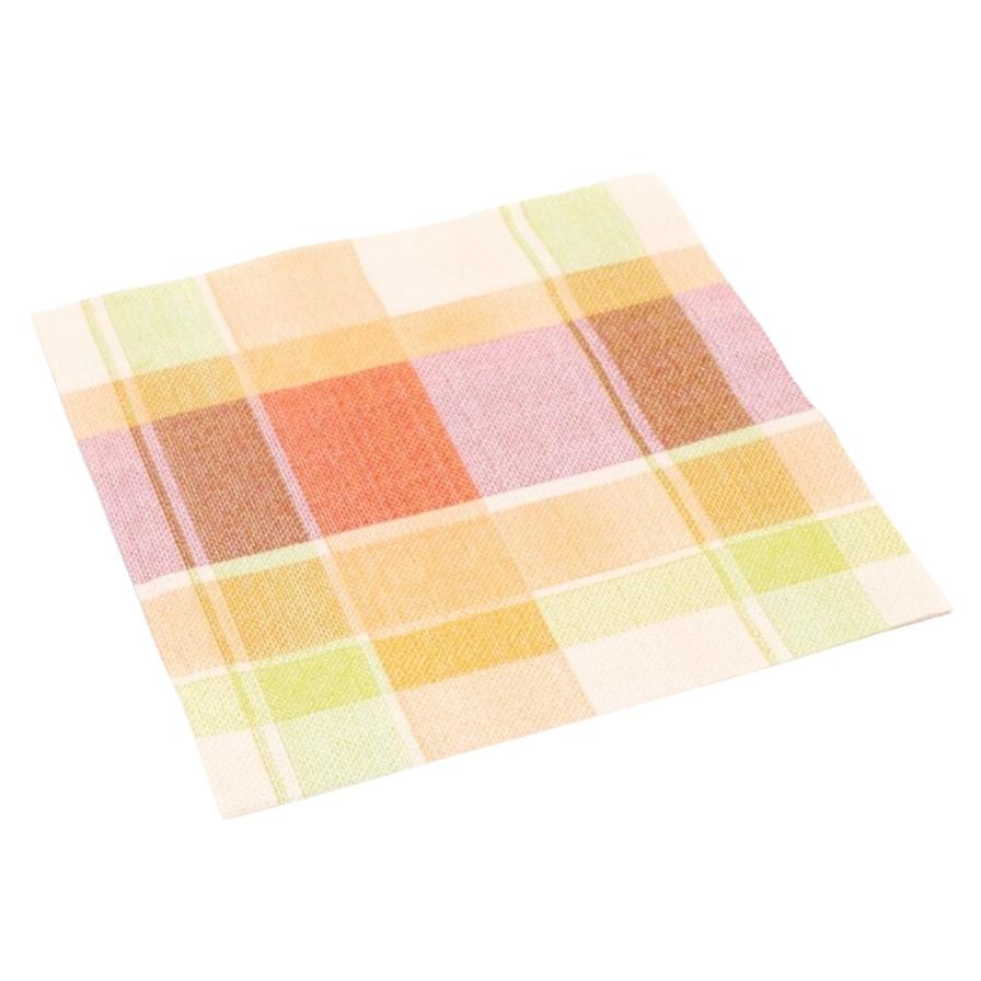 Mank Serviette 33 x 33 cm 3-lagig 1/4 Falz "Marc" orange/rot