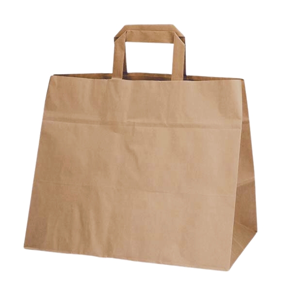 Papiertragetaschen 32 x 22 x 26 cm 70g/qm braun