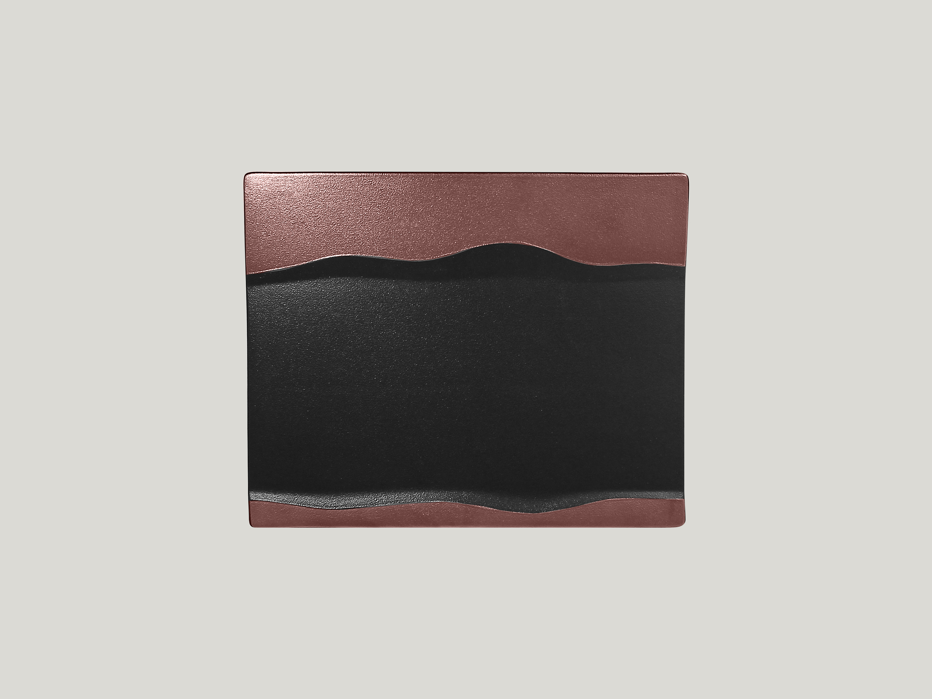 RAK Platte rechteckig L. 25 cm Br. 20 cm h. 2 cm METALFUSION bronze