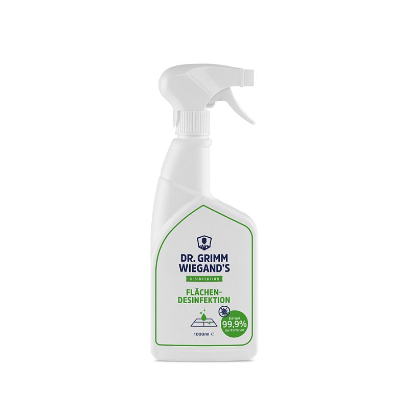 Dr. Grimm Wiegand´s Flächendesinfektionsmittel 1 Liter PET Sprühflasche