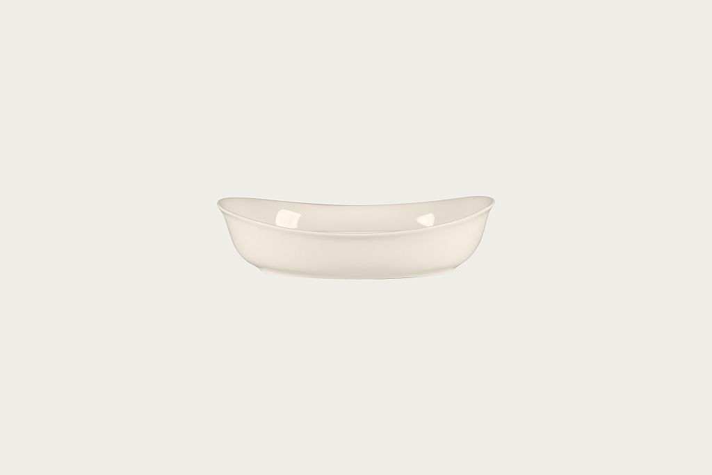 12 x RAK Gemüseschale geteilt 21 x 17 cm - 30 cl Farbe: Bone China "BRAVURA" (BCBVOBD21)