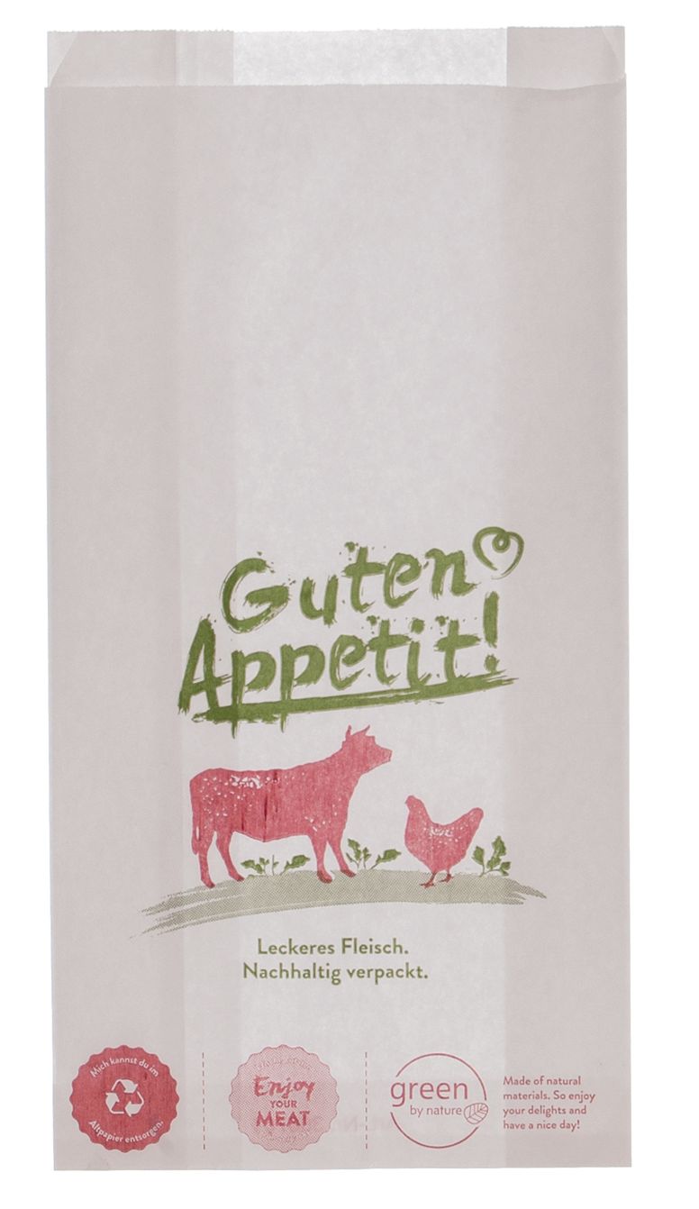 Fleischerbeutel 20/7/32 cm "Guten Appetit"