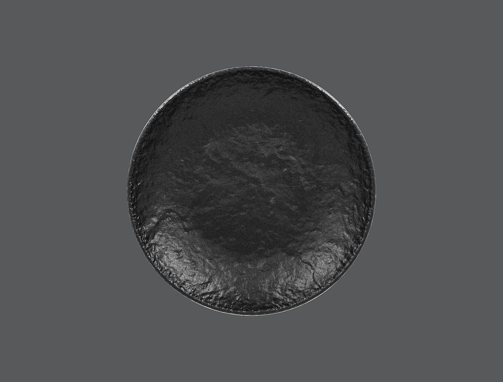 6 x RAK Teller coup tief Ø 26,1 cm Ht. 4,4 cm Inh. 110 cl ROKS Schwarz (RKDP26)