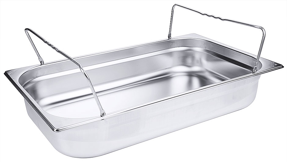 GN-Behälter mit Bügelgriffen 1/1 Tiefe: 100 mm Volumen: 14 l