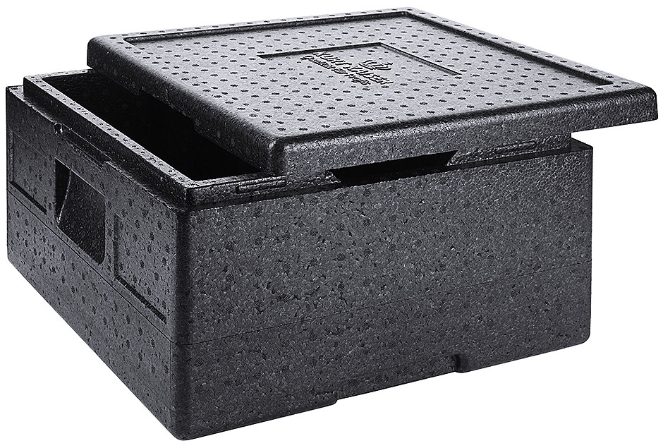 Thermotransportbox für Pizzakartons Höhe außen: 24,5 cm, Höhe innen: 18 cm Volumen: 22 l