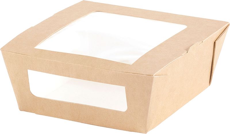 DUNI Menübox mit Sichtfenster aus PLA 450 ml (159908)