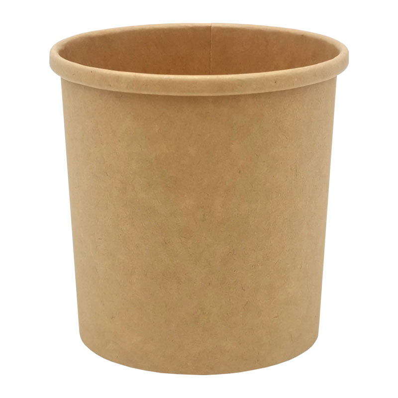 500x Suppenbecher Kraftpapier 500 ml 16 oz braun