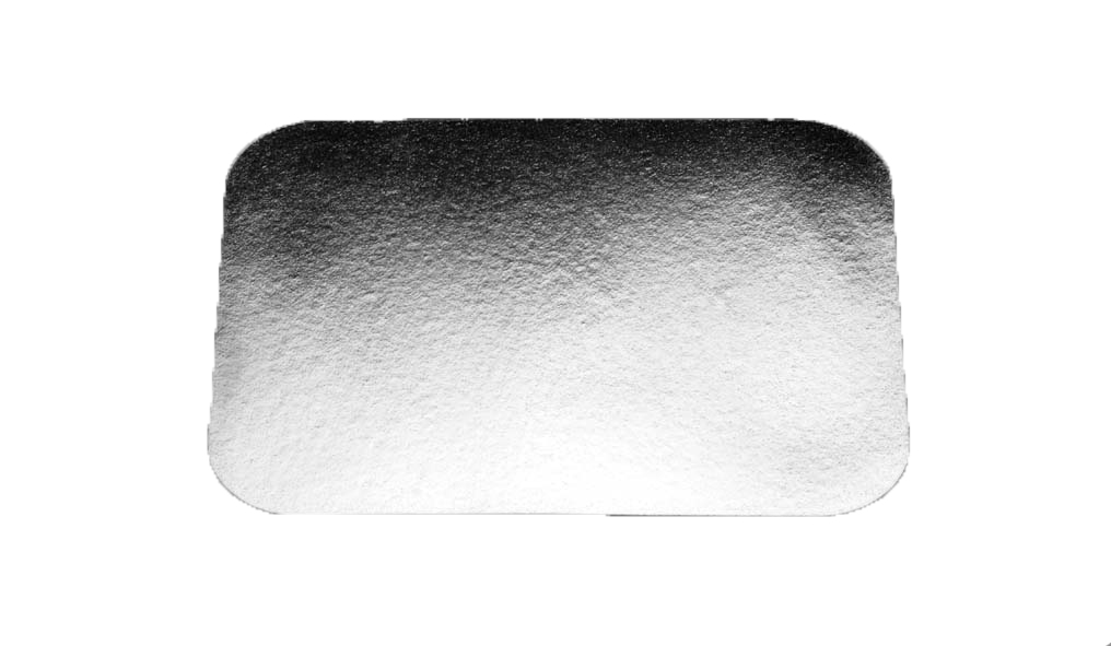 Alukartondeckel eckig 155 x 155 mm für 560 ml