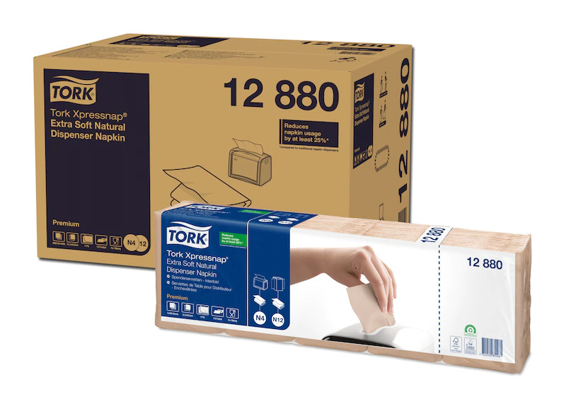 TORK Spenderservietten N4 Extra Soft 21,3 x 16,5 cm 2-lagig natur (12880)