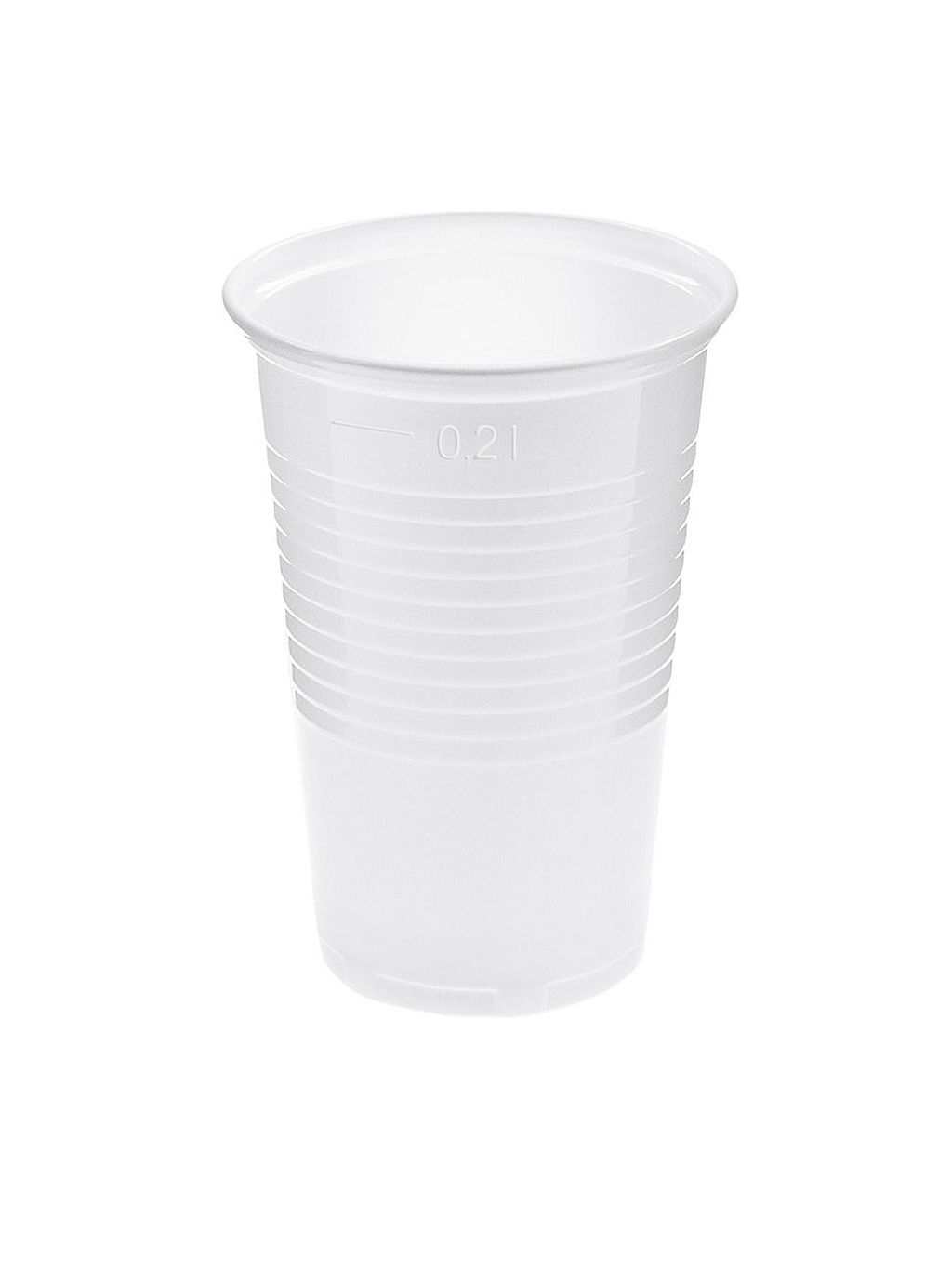 Trinkbecher PP 0,2 l weiß