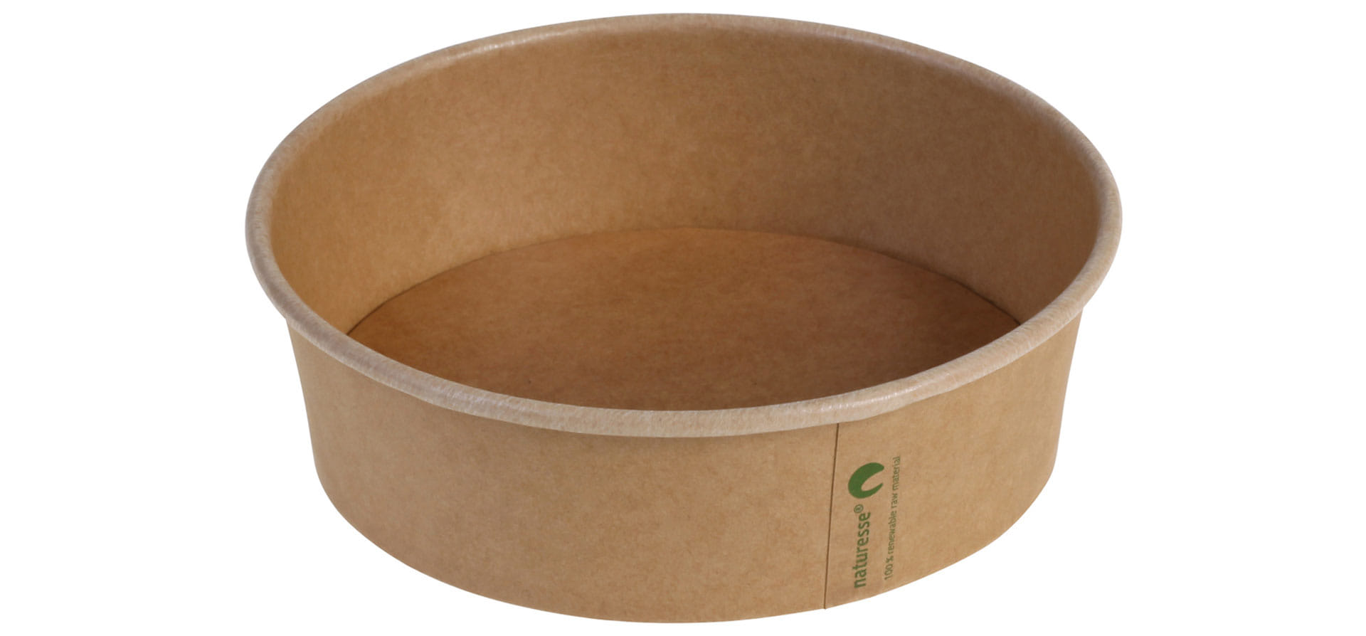 Naturesse Salatschale Kraftpapier Ø 15 cm 480 - 500 ml braun (17011)
