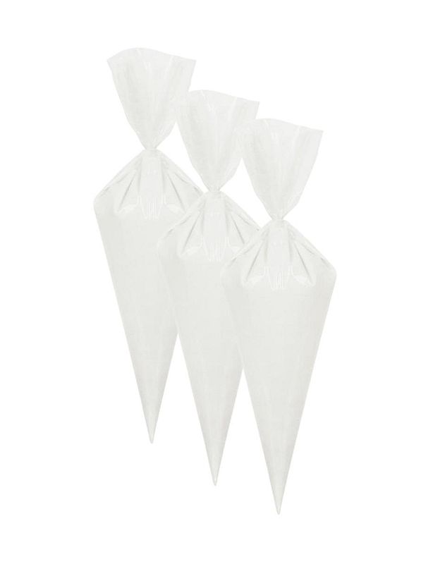 LDPE Spritzbeutel 3-lagig á 100 Abrisse 55 x 26,5 cm 80 my, 2,4 l transparent