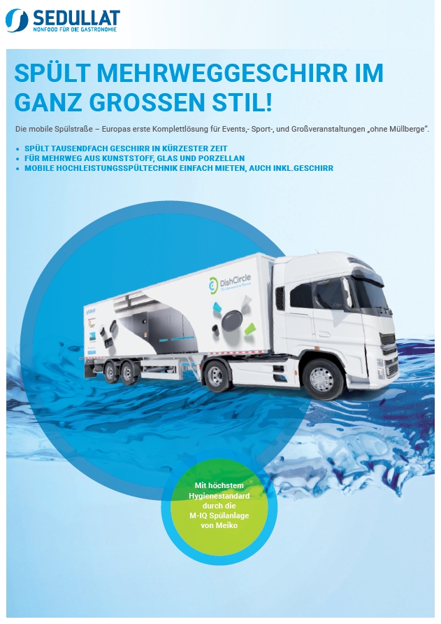 Spülzentrum für Mehrweggeschirr und mehr...!