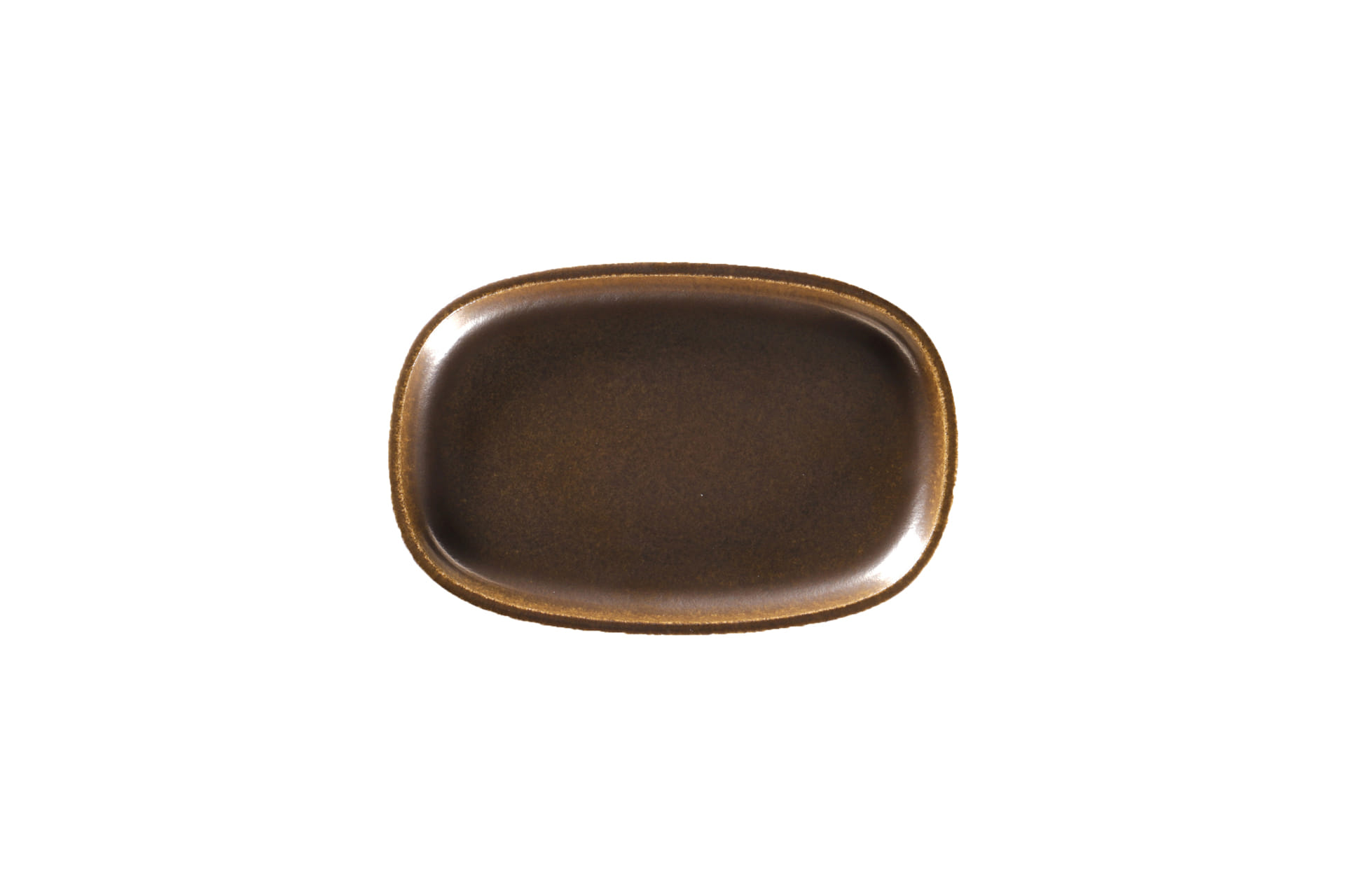 RAK Platte oval tief L 22,5 cm B 15 cm h 2,5 cm RAKSTONE / EASE Rust