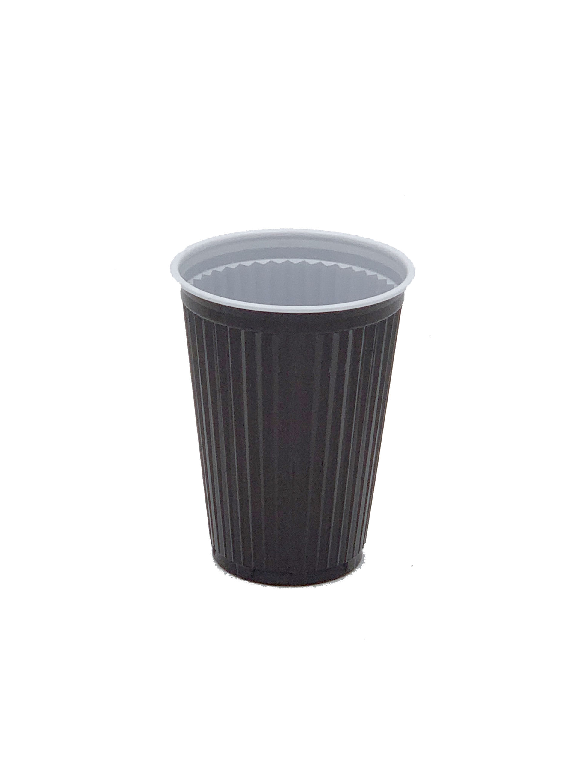 Automaten-Becher PS 0,18 l braun/weiß