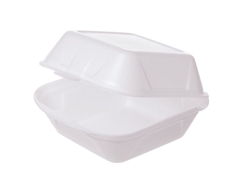 Hamburger-Box 125 x 125 x 74 mm klein weiß